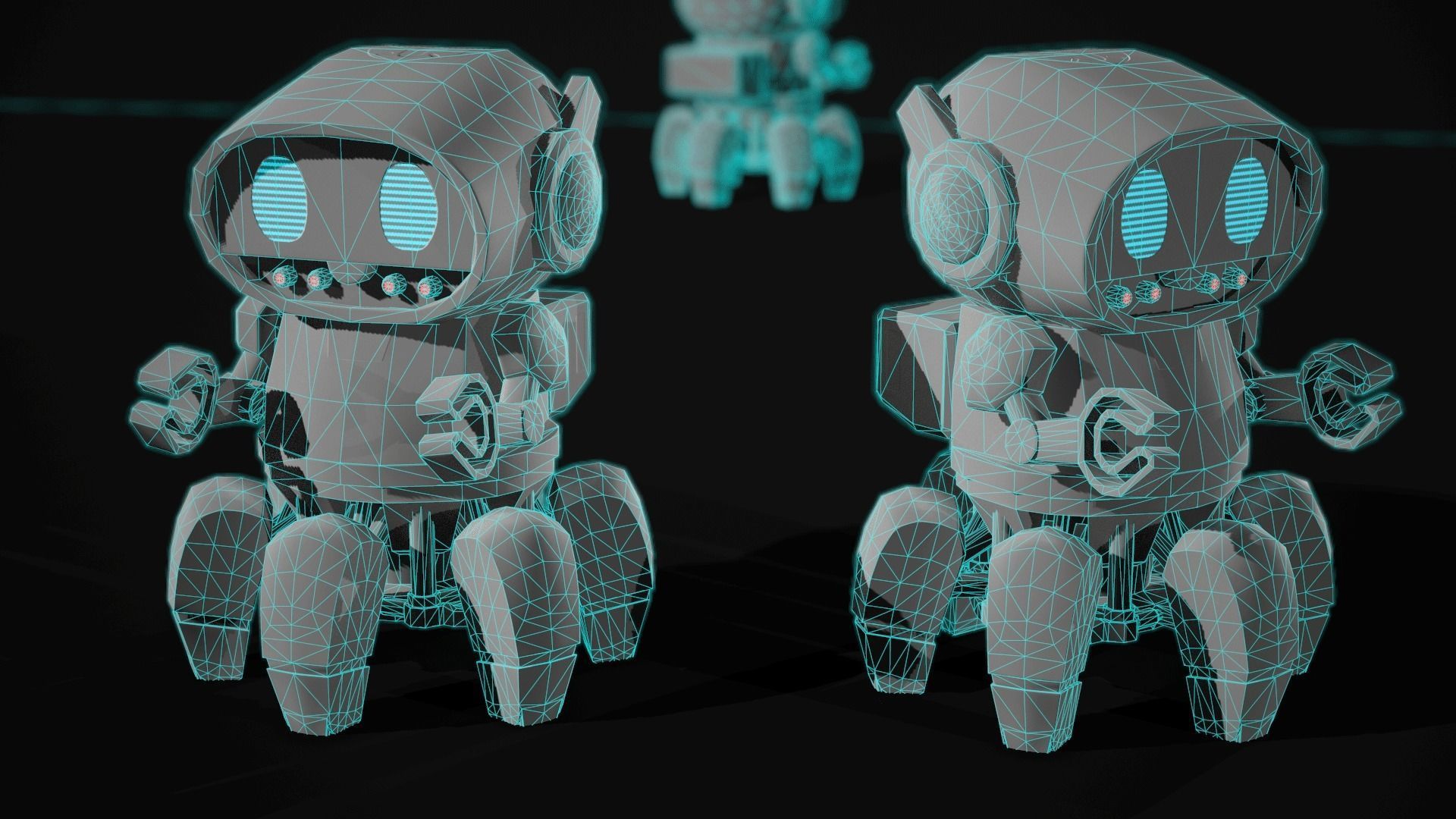 Game Ready Toy Collection bike with wheels Low-poly 3D model_15