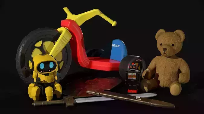 Game Ready Toy Collection bike with wheels