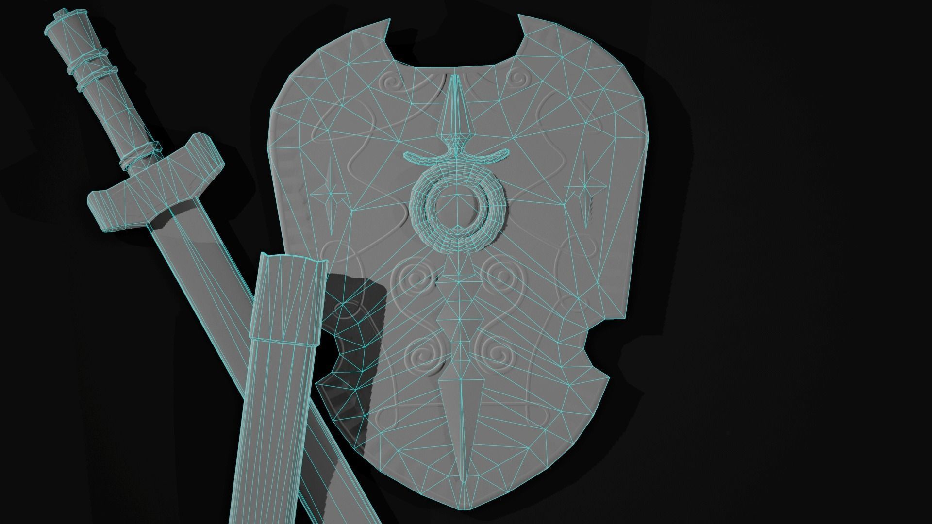 Game Ready Toy Collection bike with wheels Low-poly 3D model_10