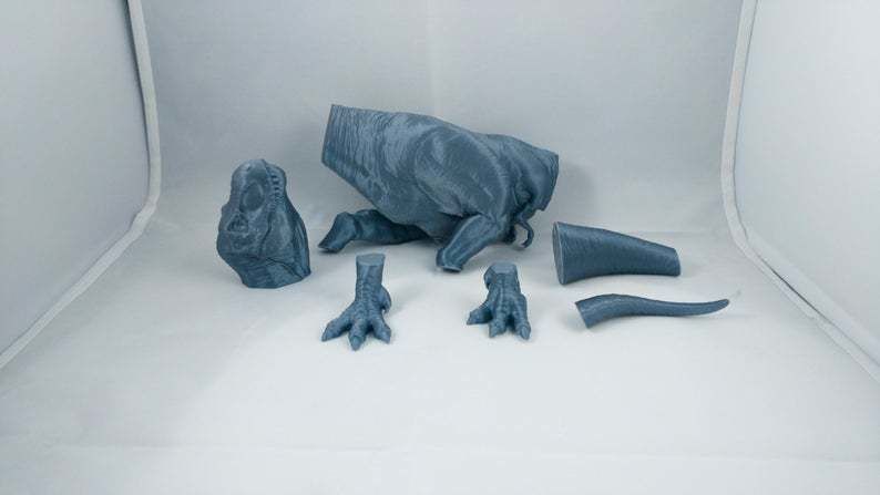 T-Rex 3D Printable Dinosaur Statue 3D print model_3
