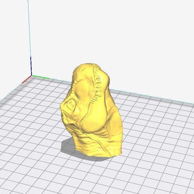 T-Rex 3D Printable Dinosaur Statue 3D print model_7