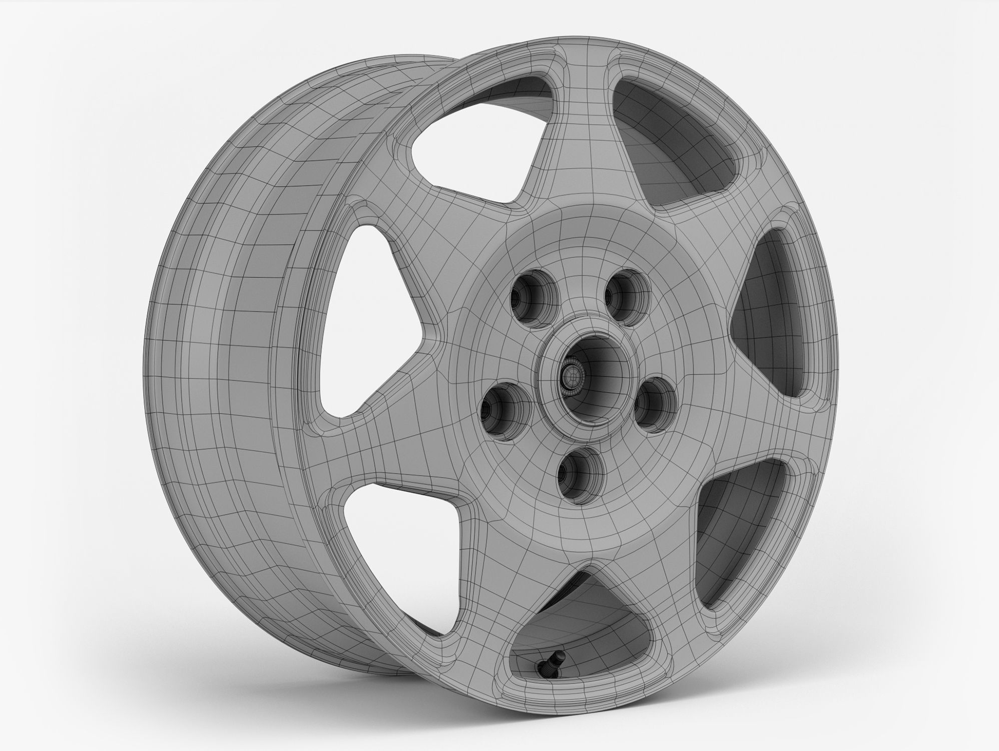 Porsche 959 Safari Wheel 3D model_7