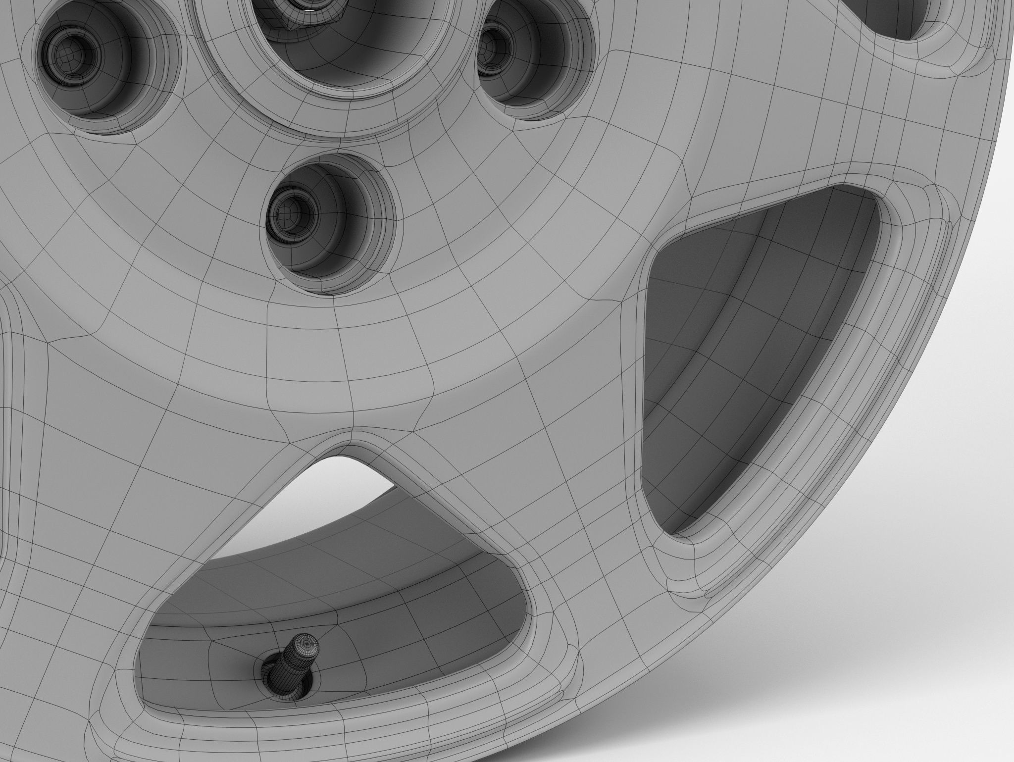 Porsche 959 Safari Wheel 3D model_5
