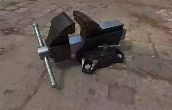 Bench Vice 3D model
