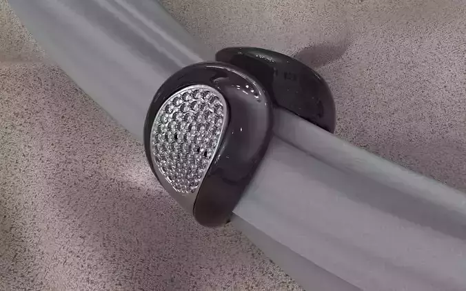 WOMAN RING WITH GEMS