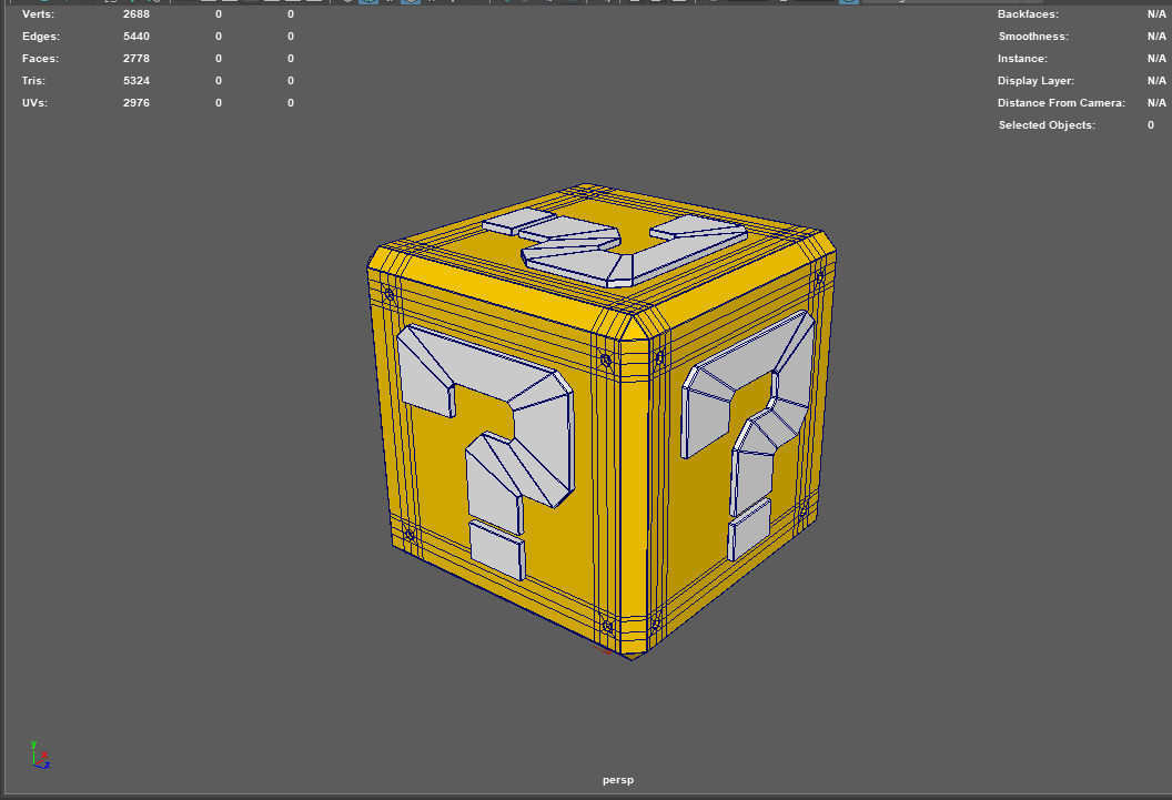 Mario Mystery Box Free low-poly 3D model_3