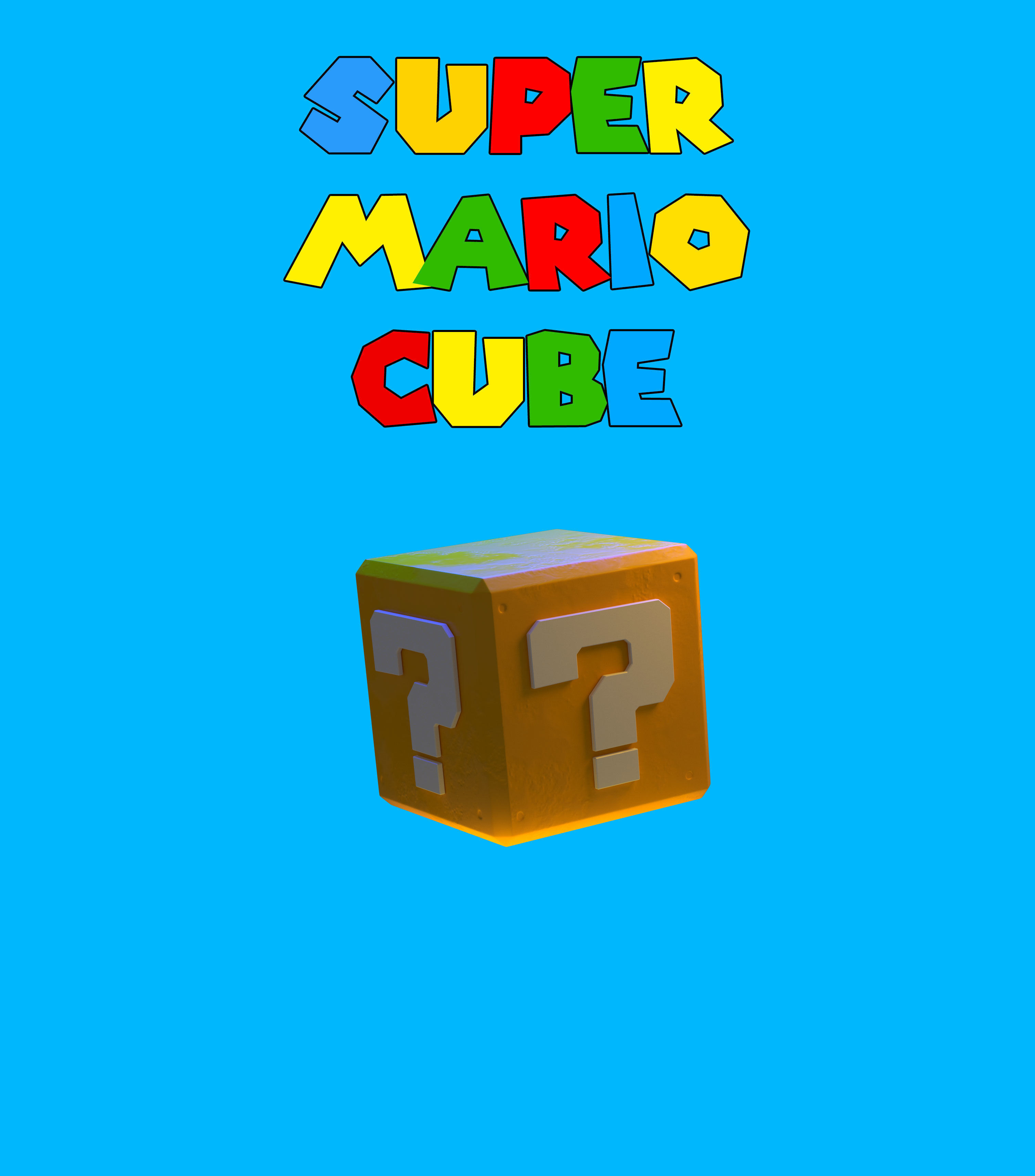 Mario Mystery Box Free low-poly 3D model_4