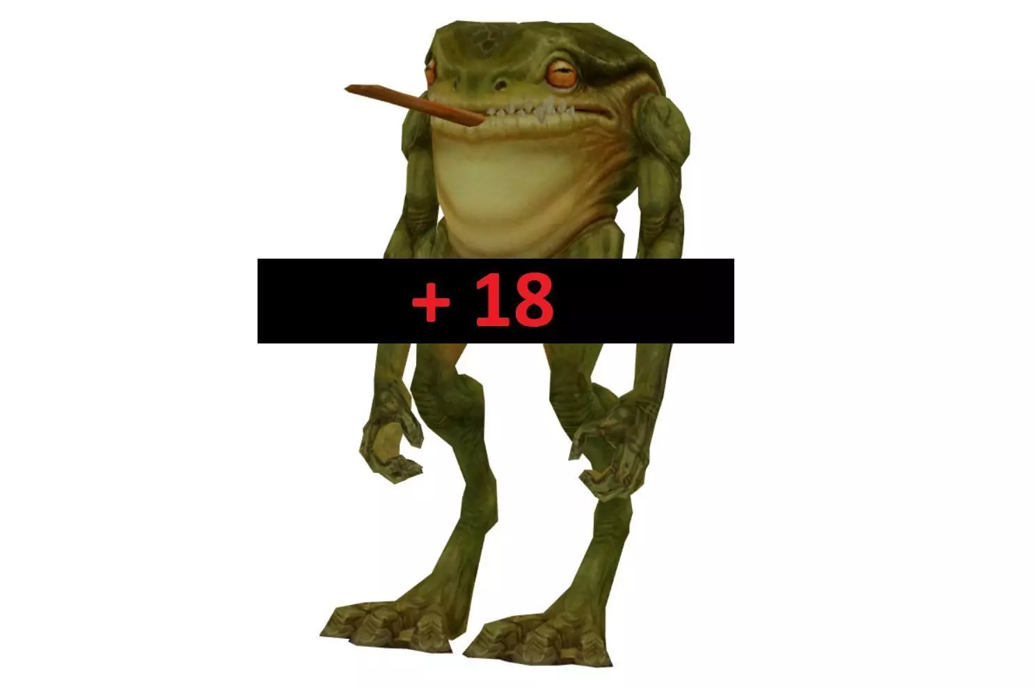 Monster with d-ick 01 3D model