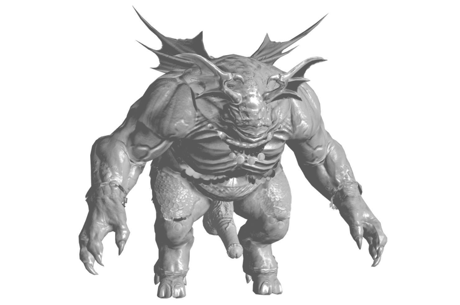 Monster with d-ick 02 3D model_16