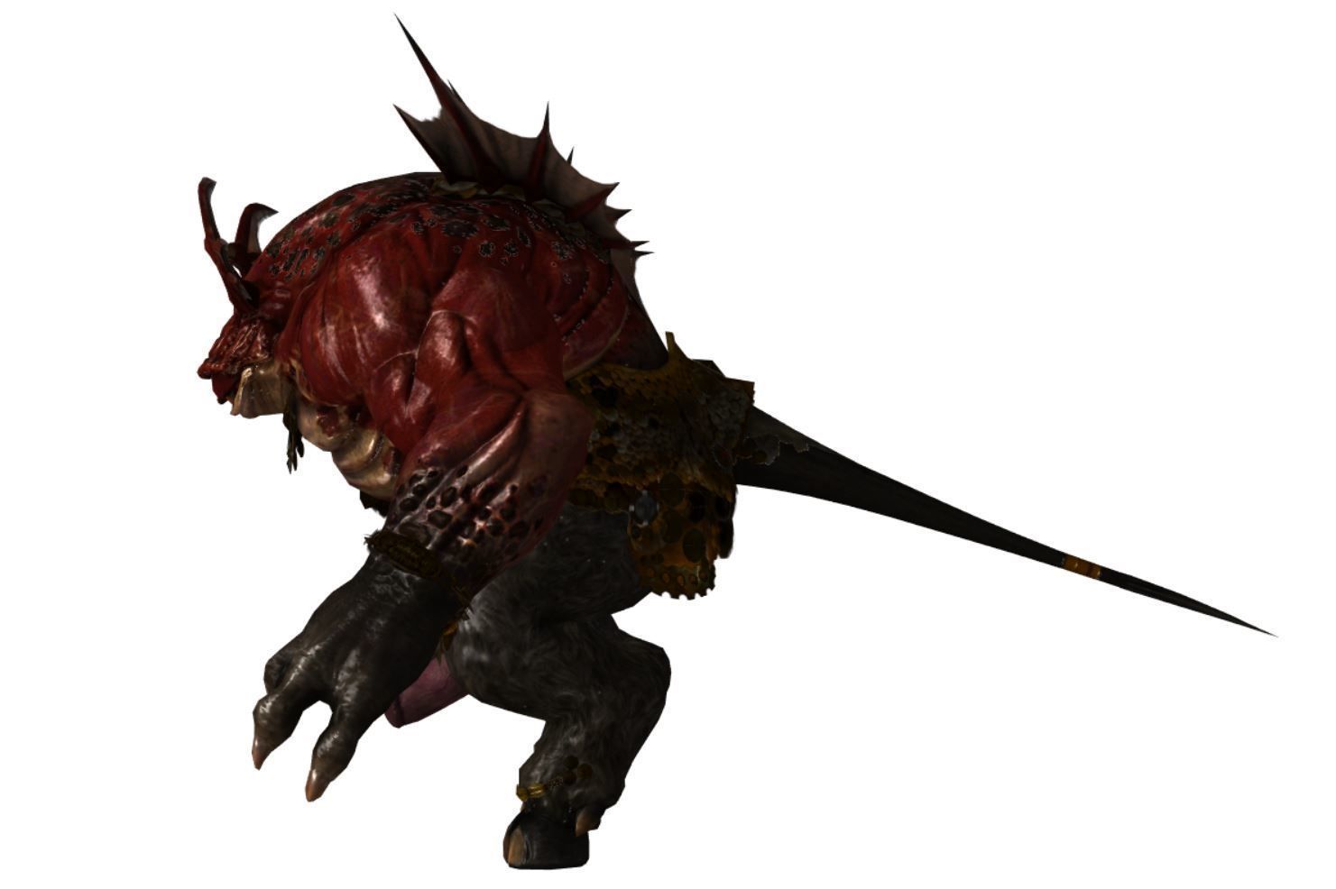 Monster with d-ick 02 3D model_12