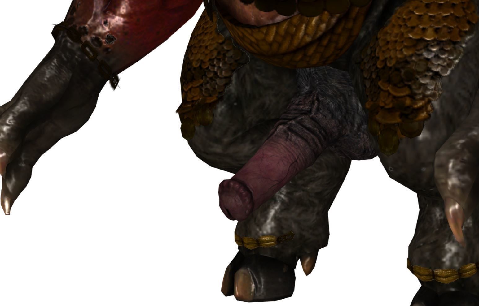 Monster with d-ick 02 3D model_10