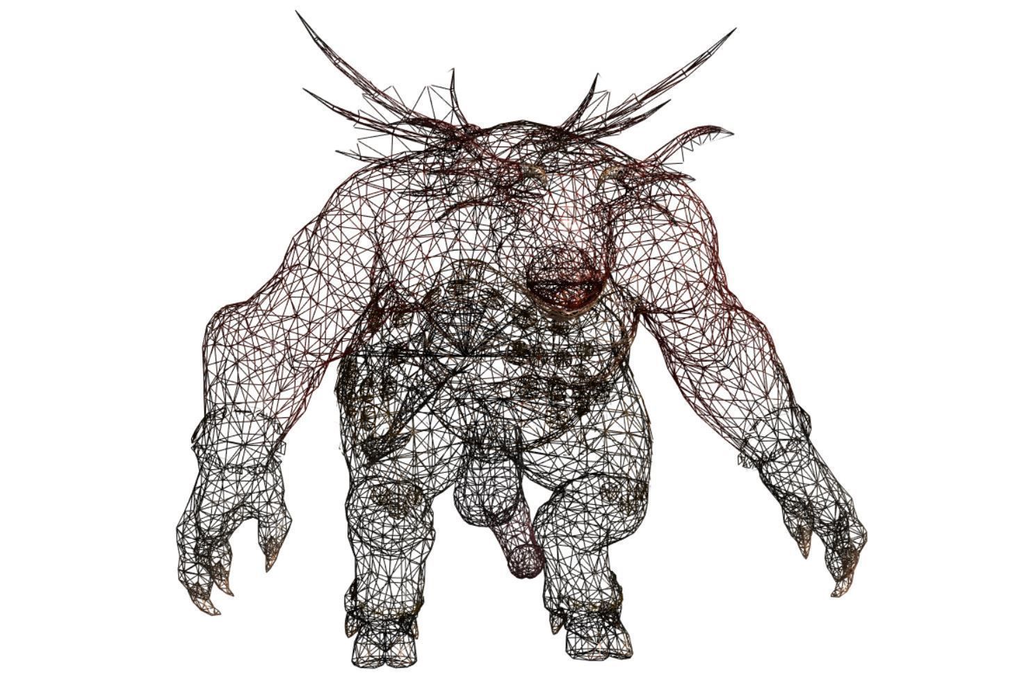 Monster with d-ick 02 3D model_15