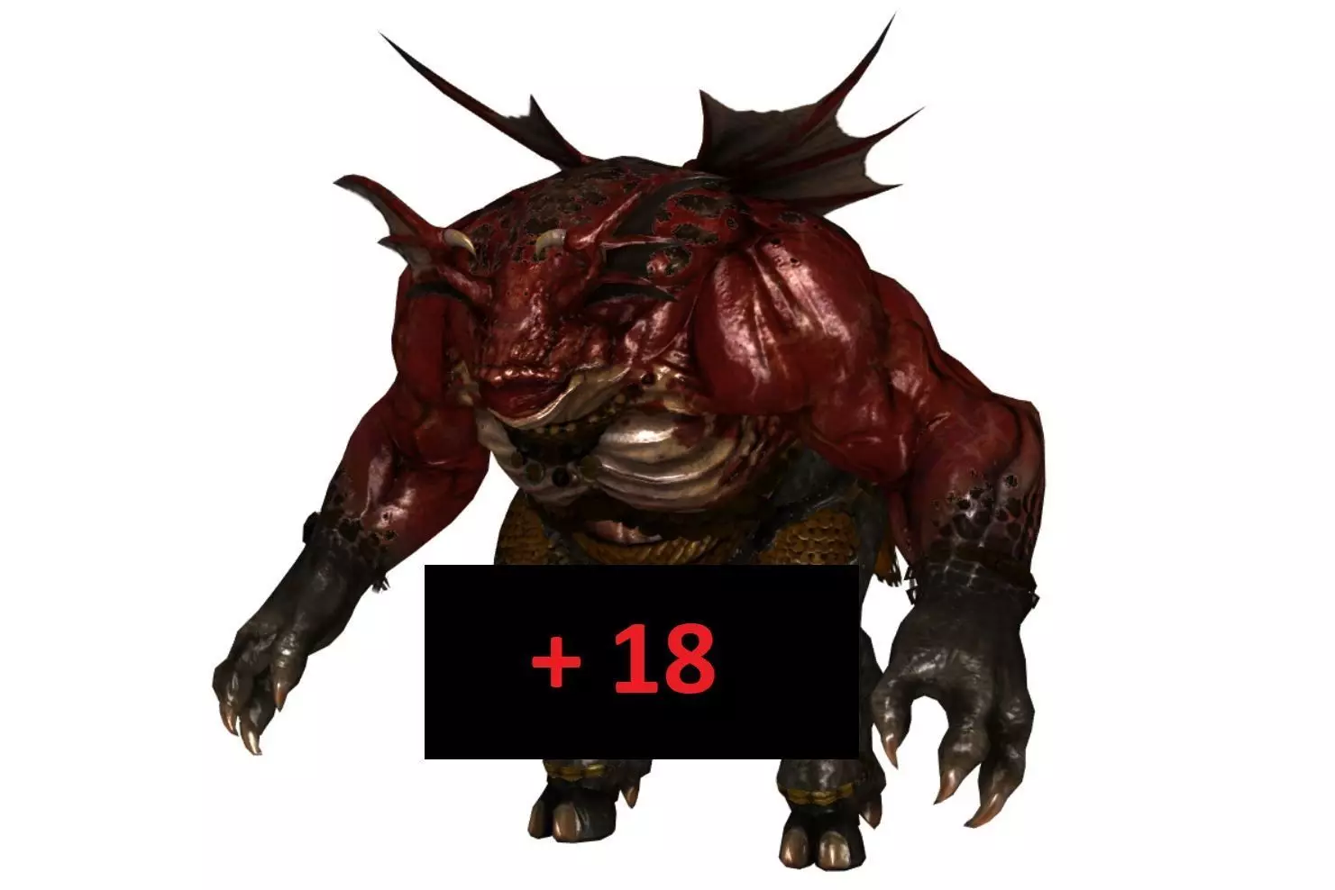 Monster with d-ick 02 3D model_0