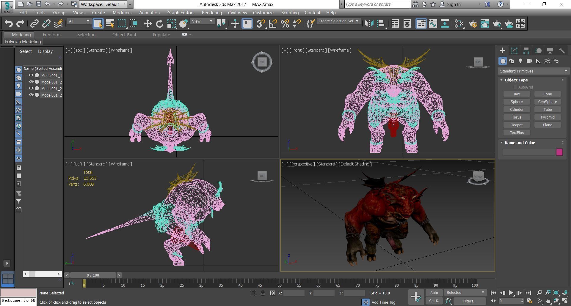 Monster with d-ick 02 3D model_6