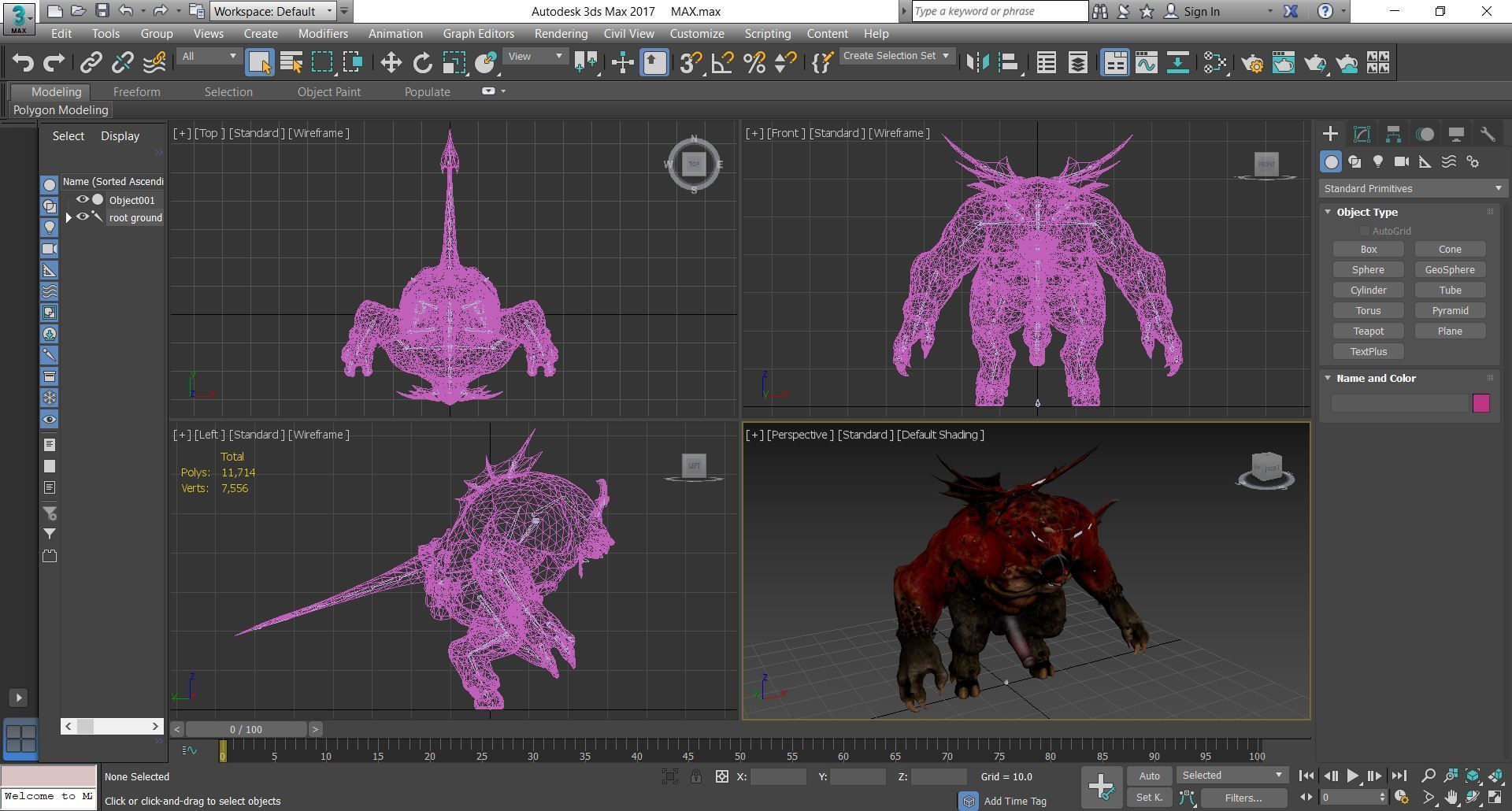 Monster with d-ick 02 3D model_5