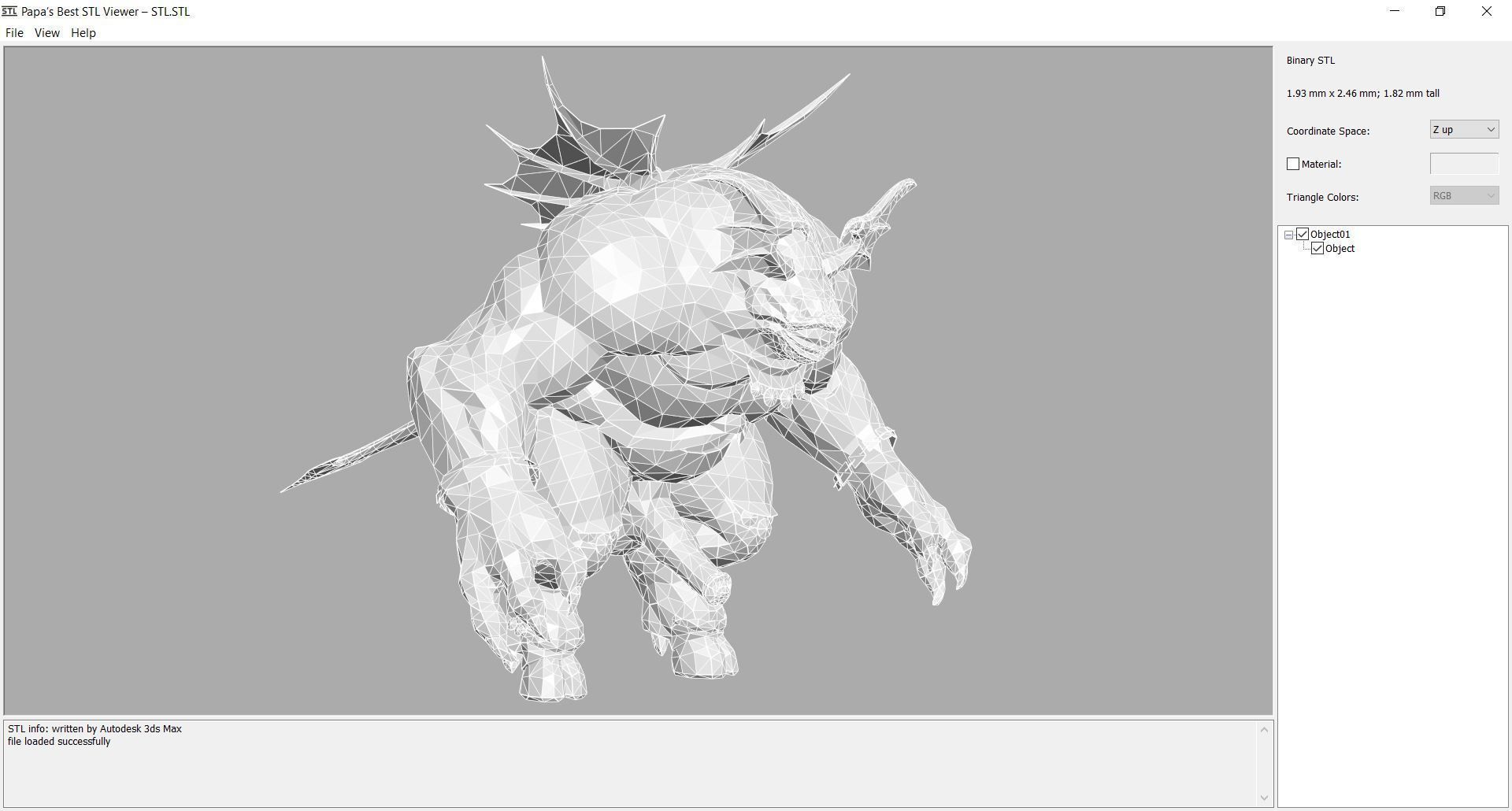 Monster with d-ick 02 3D model_8