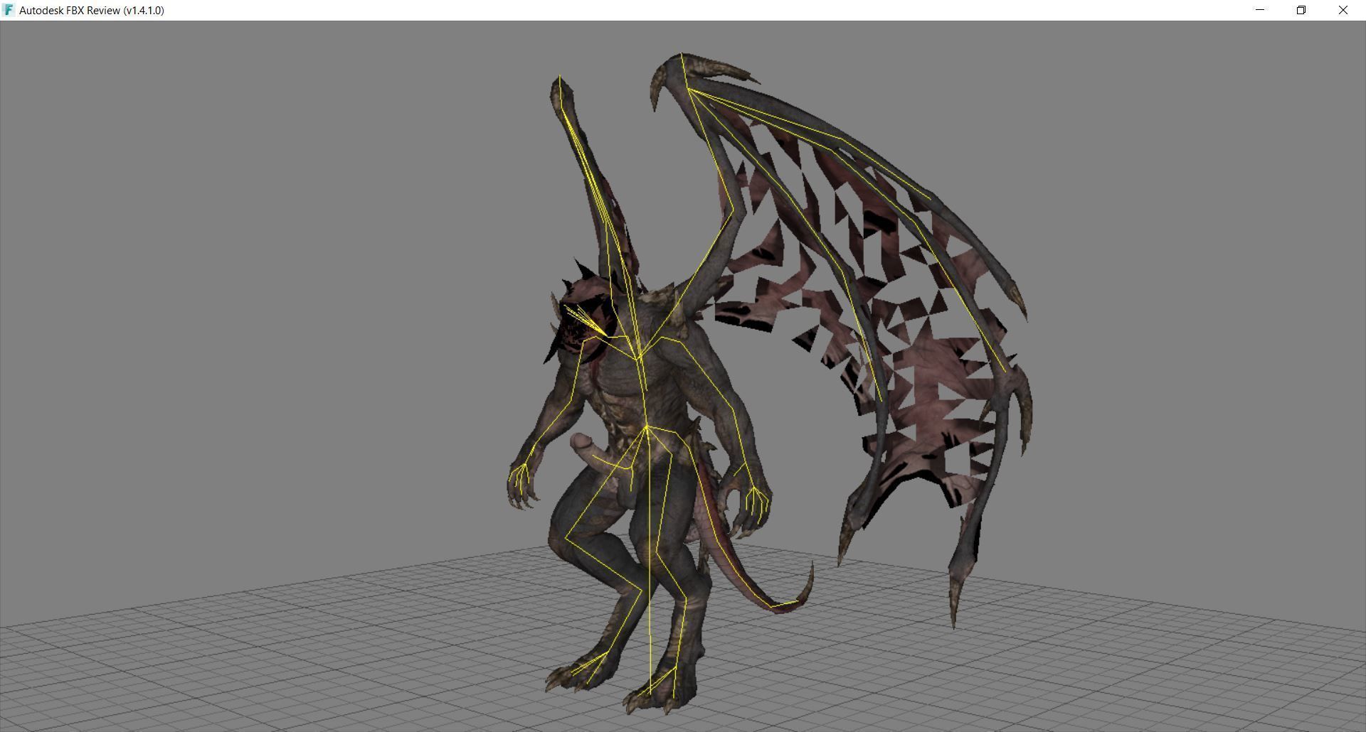 Monster with d-ick 03 3D model_4