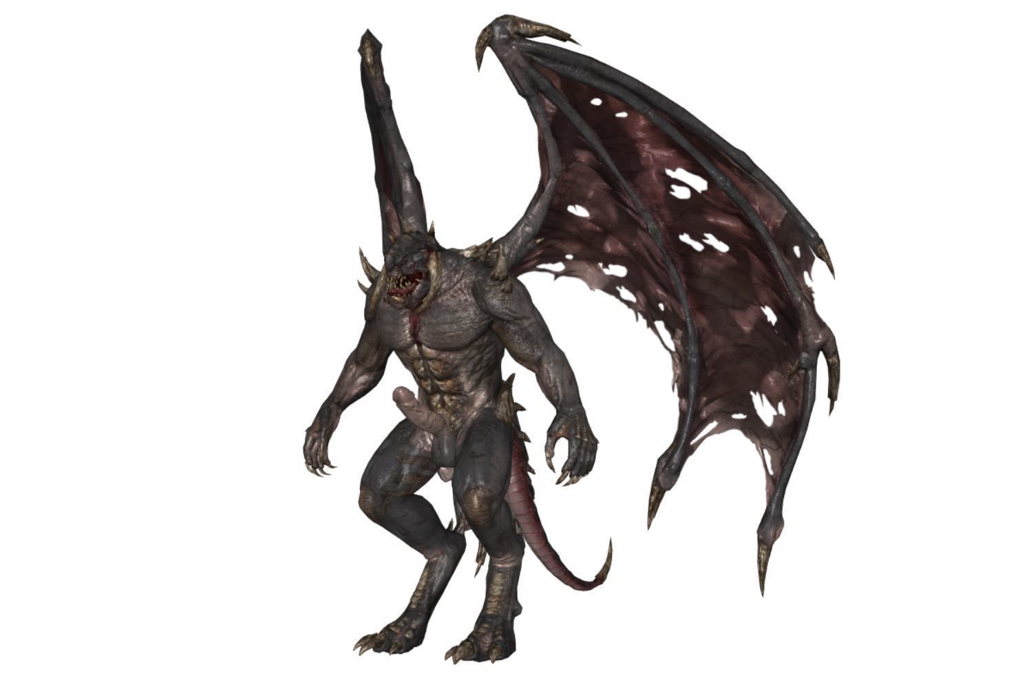 Monster with d-ick 03 3D model_1