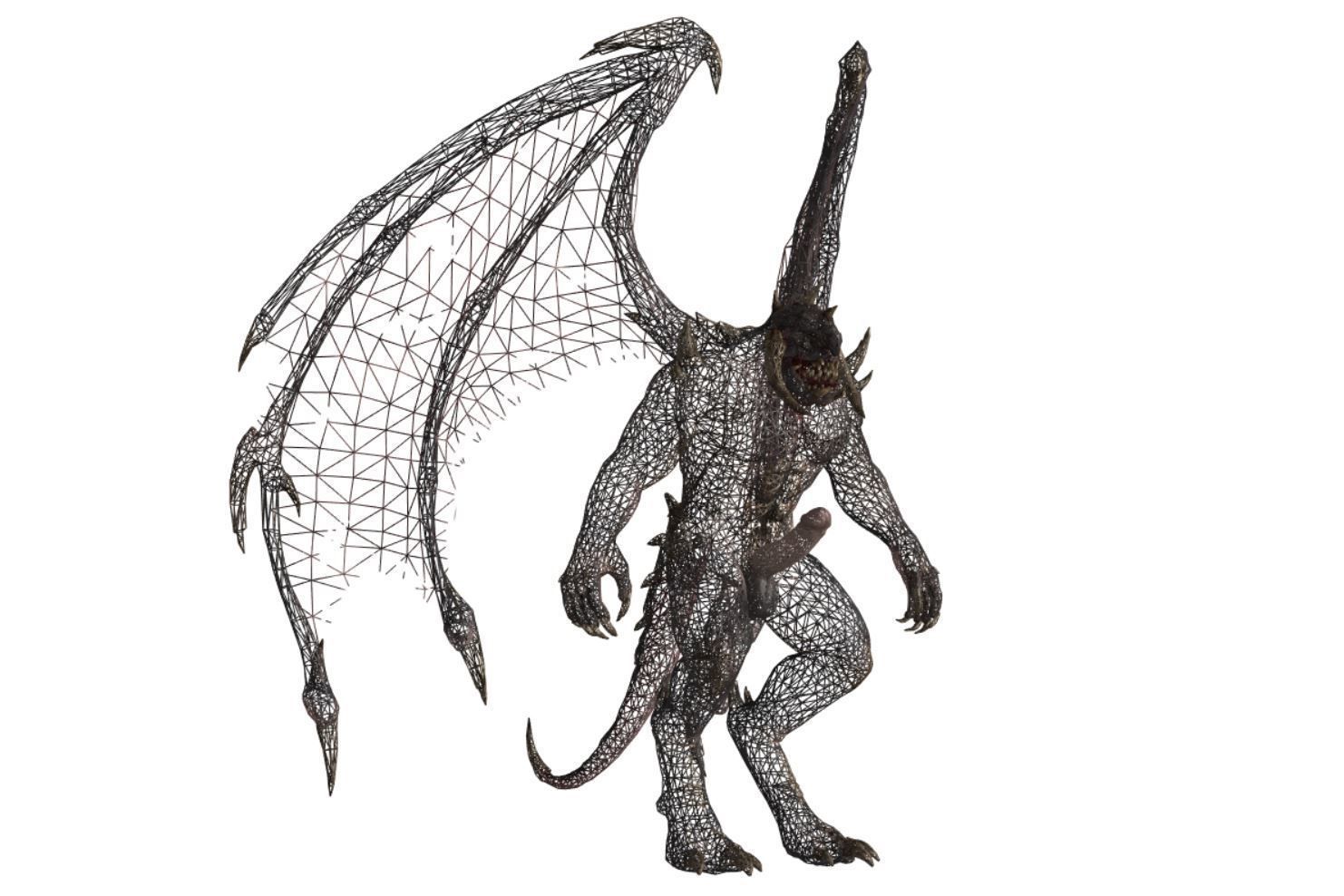 Monster with d-ick 03 3D model_15