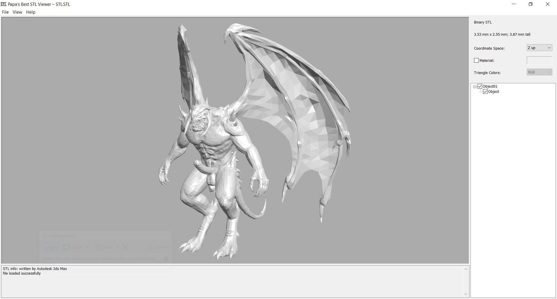 Monster with d-ick 03 3D model_7