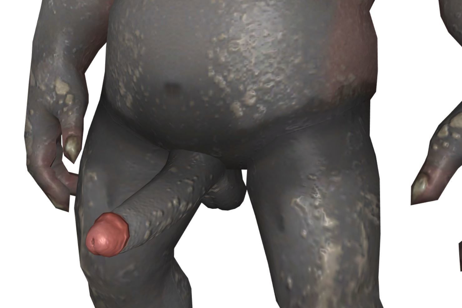 Monster with d-ick 05 3D model_12