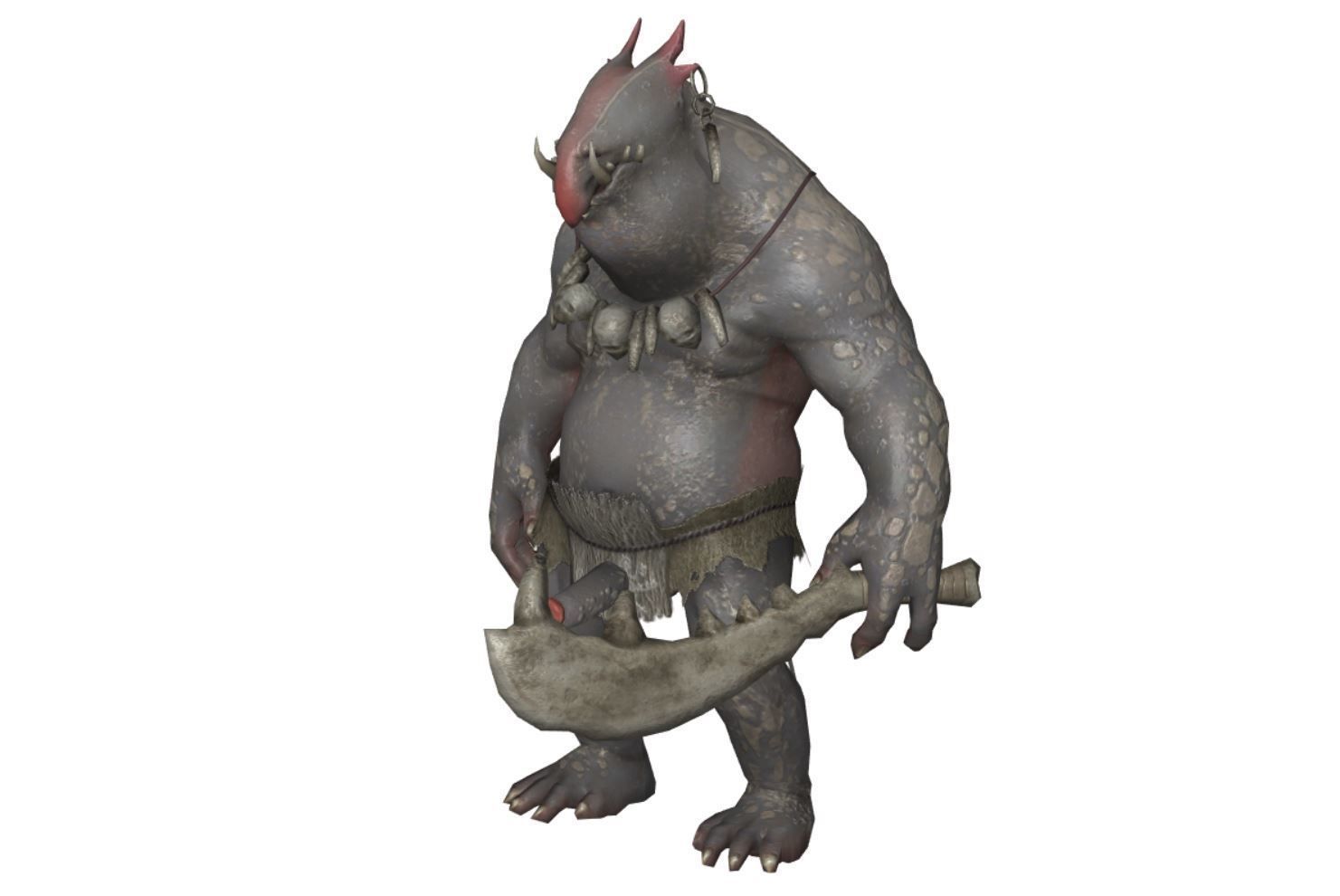 Monster with d-ick 05 3D model_10