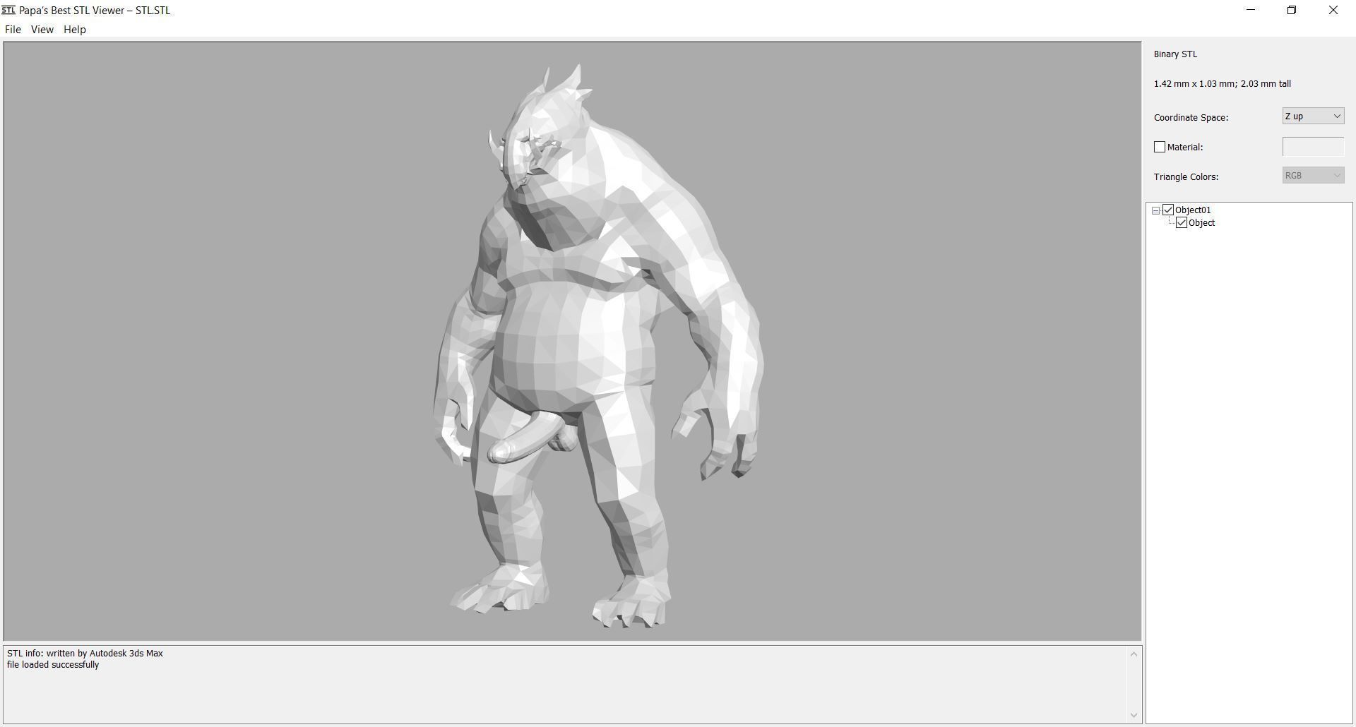 Monster with d-ick 05 3D model_8