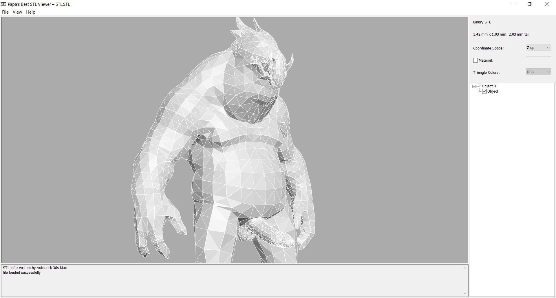 Monster with d-ick 05 3D model_9