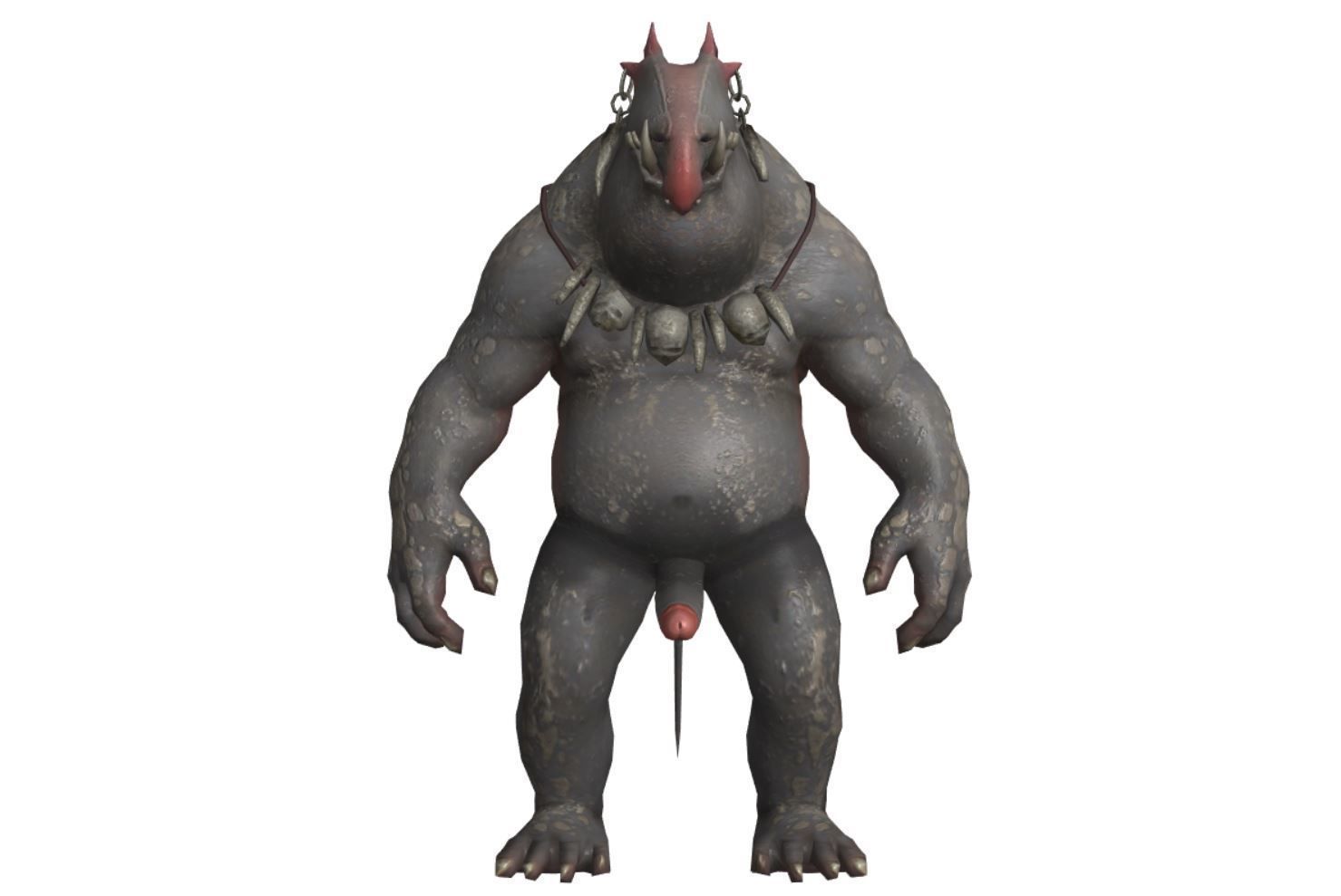 Monster with d-ick 05 3D model_13