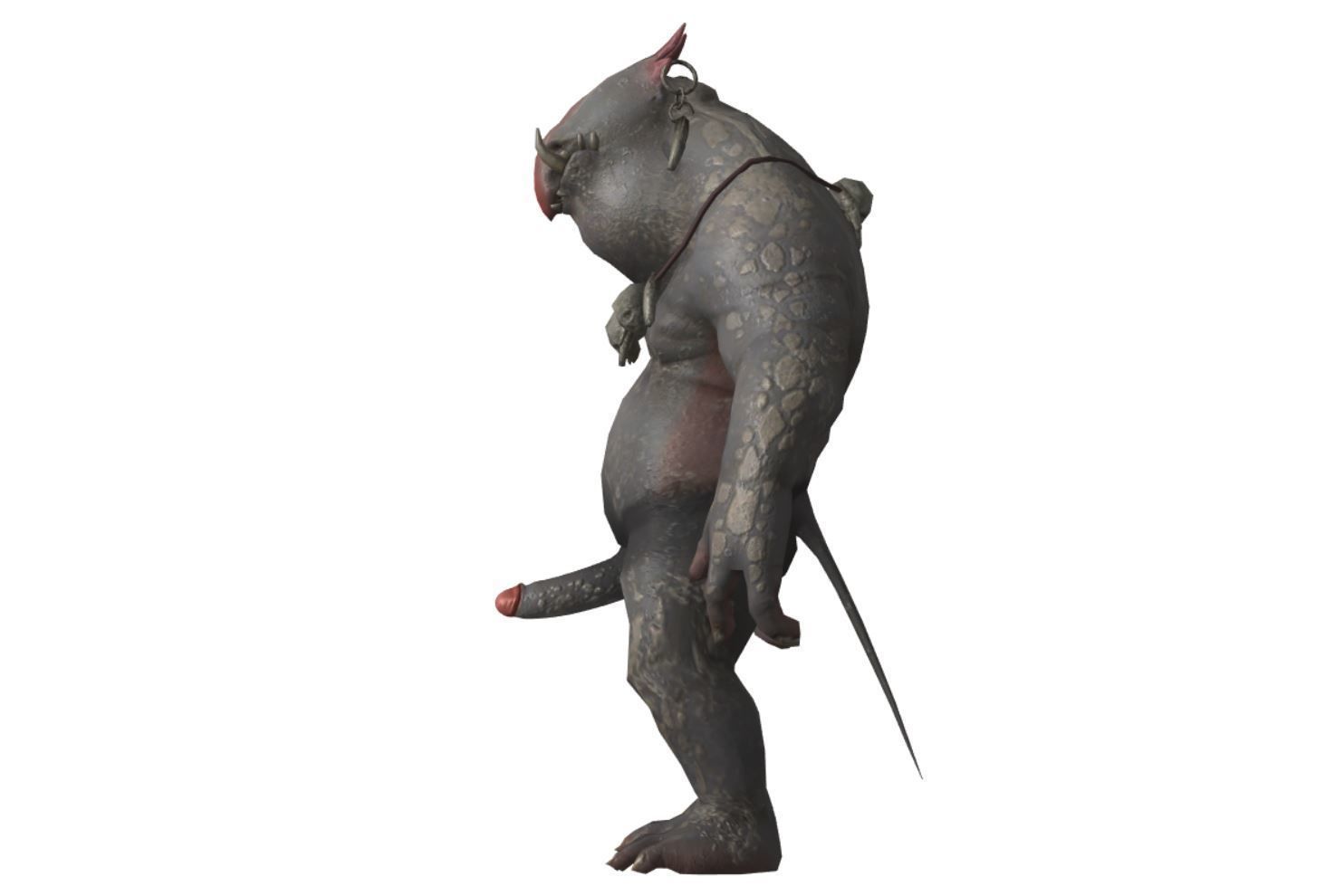 Monster with d-ick 05 3D model_14