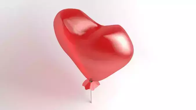 Balloon 2 heart shaped