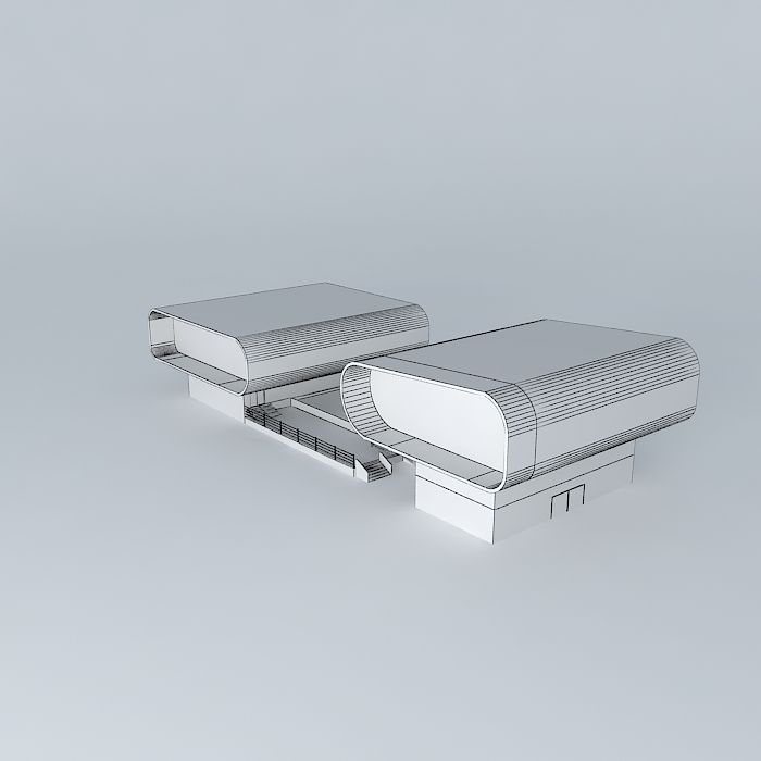 Fitness two boxes 3D model_3