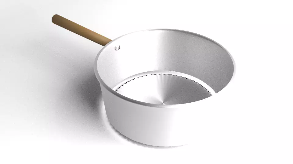 Steel Dipper 3D model_0