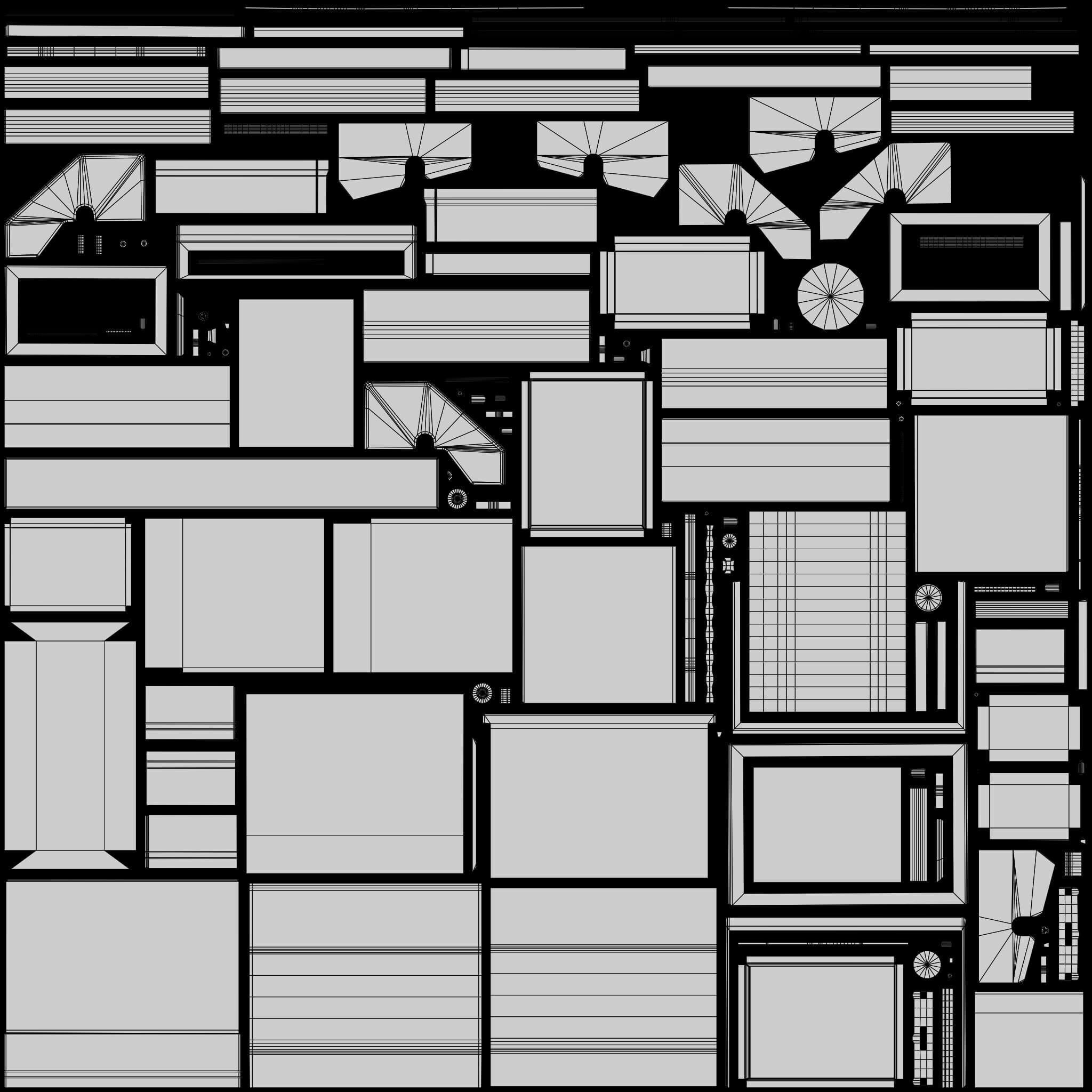 Propane Grill with Tank Low-poly 3D model_12