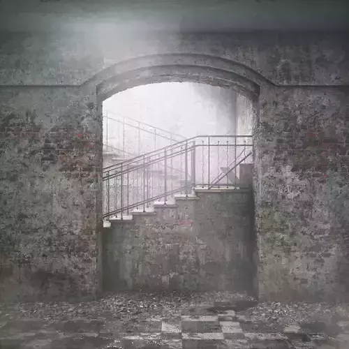 Venice Stairs Horror Game Low-poly 3D model