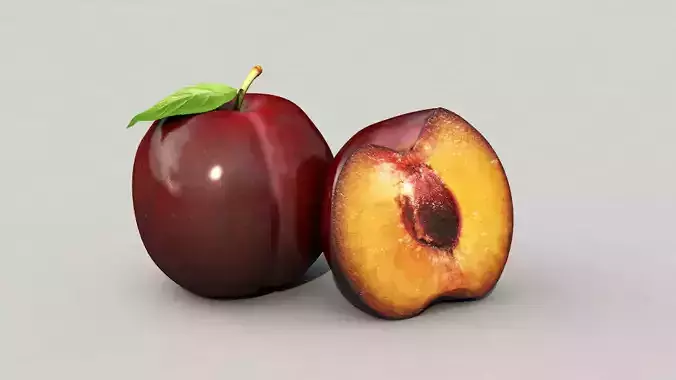 Plum 3D Model 3D model