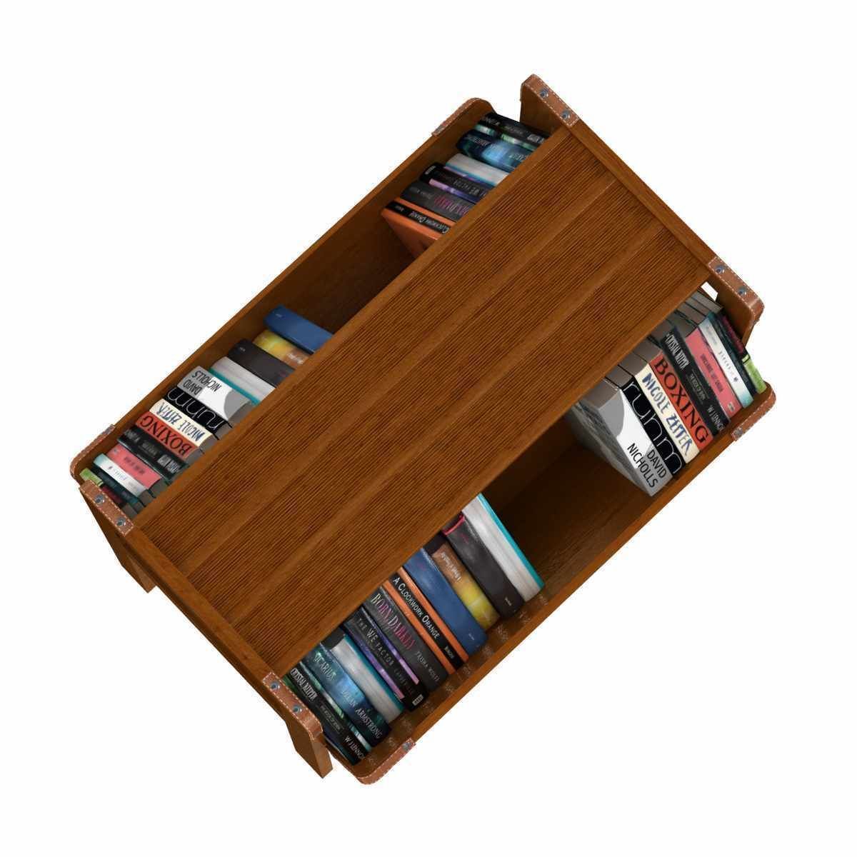 Jacques Adnet Bookshelf 3d model 3D model_4