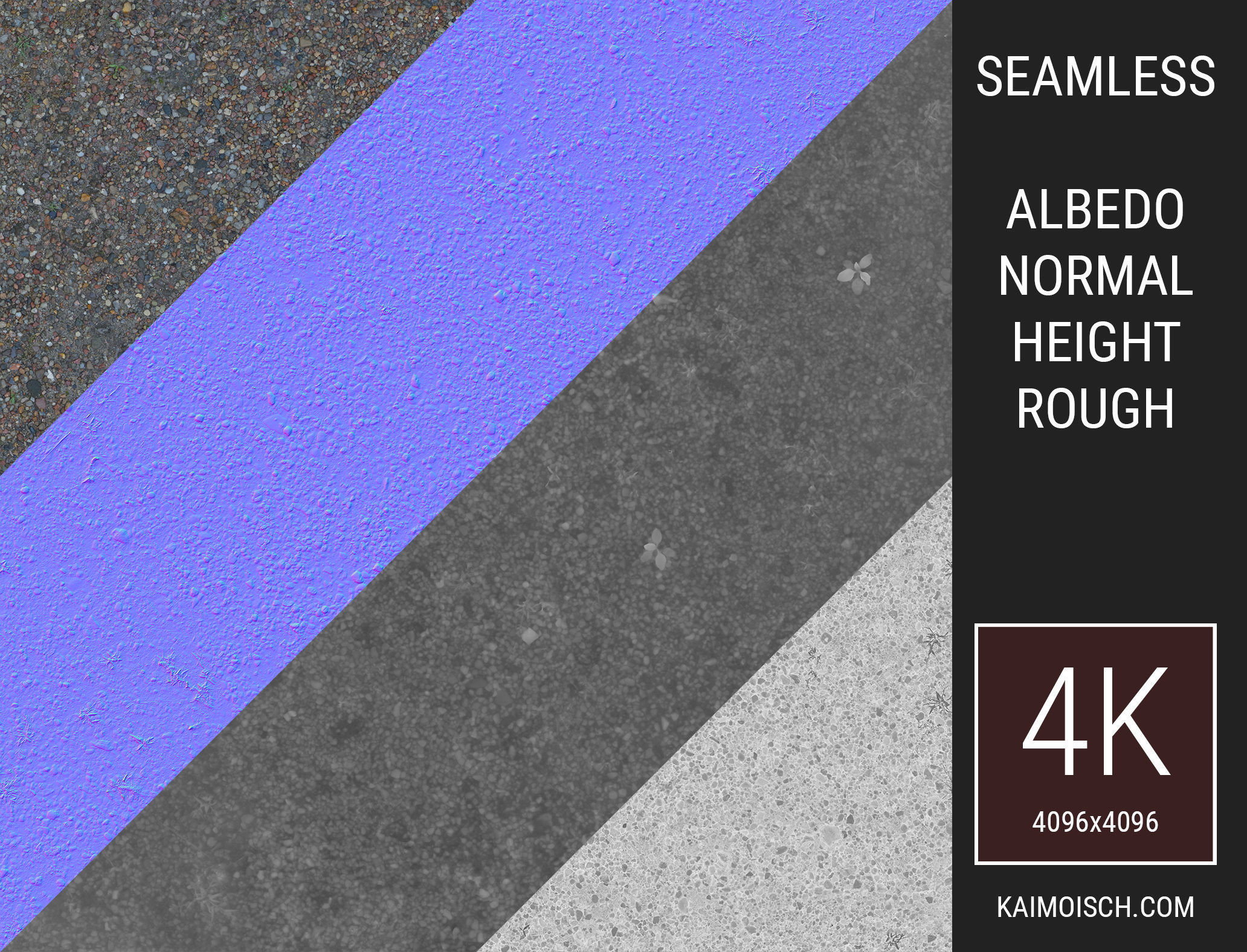 3D Scanned Seamless Gravel Texture_1