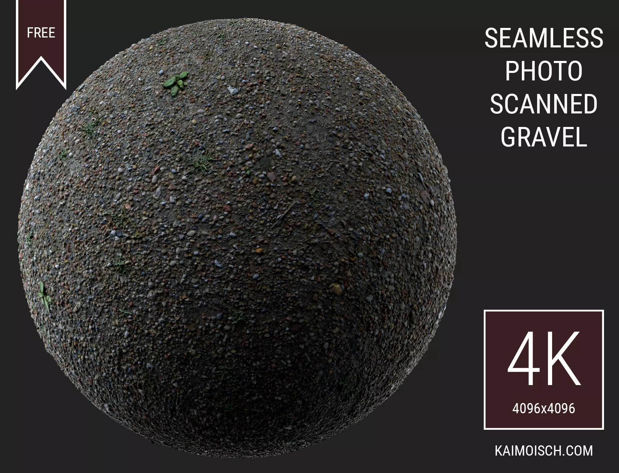 3D Scanned Seamless Gravel Texture_0
