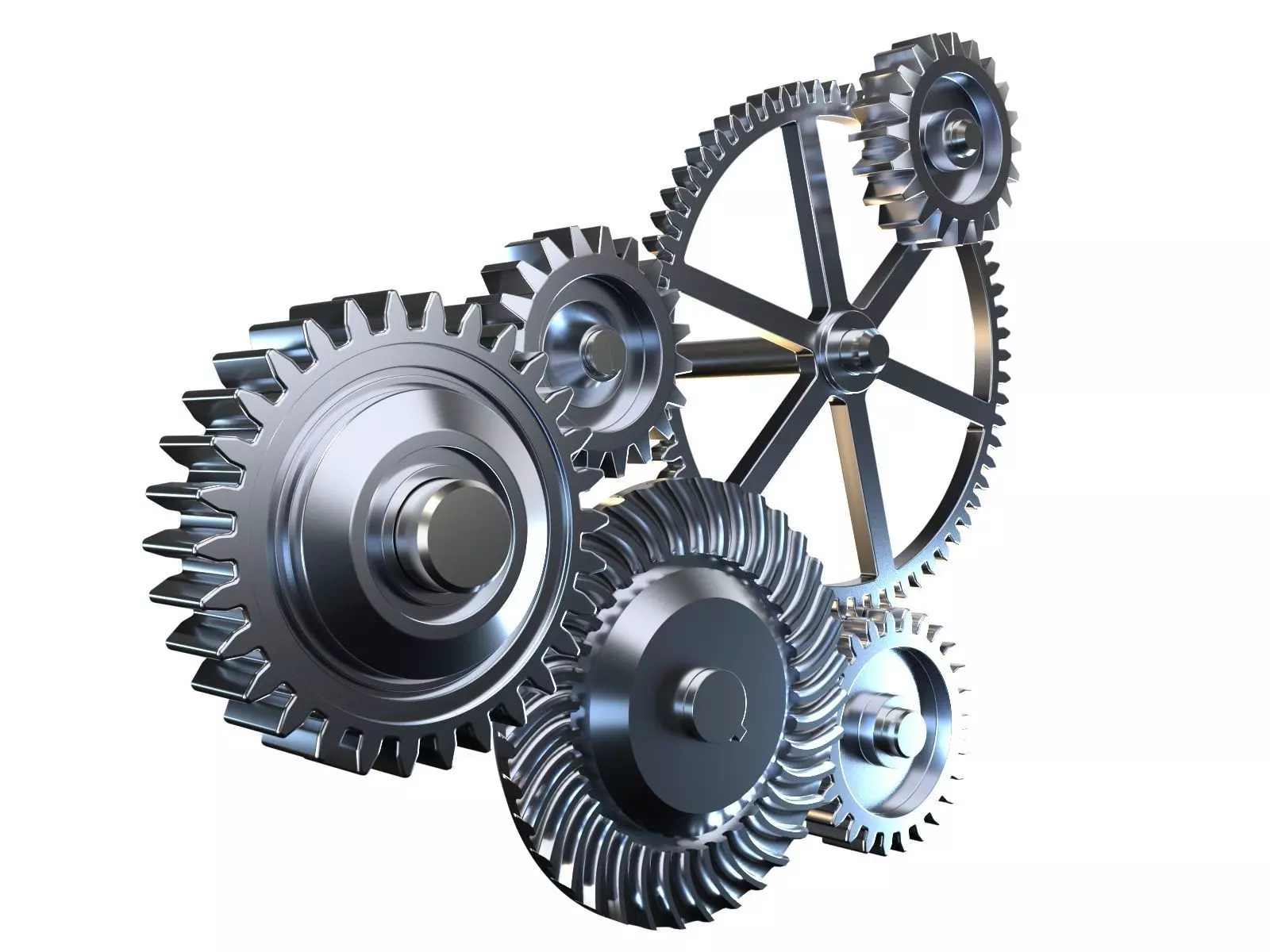 Gear mechanism v1 3D model_0