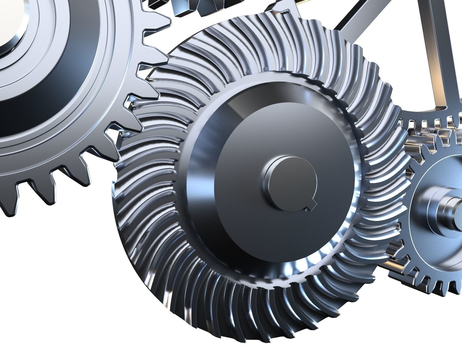Gear mechanism v1 3D model_2