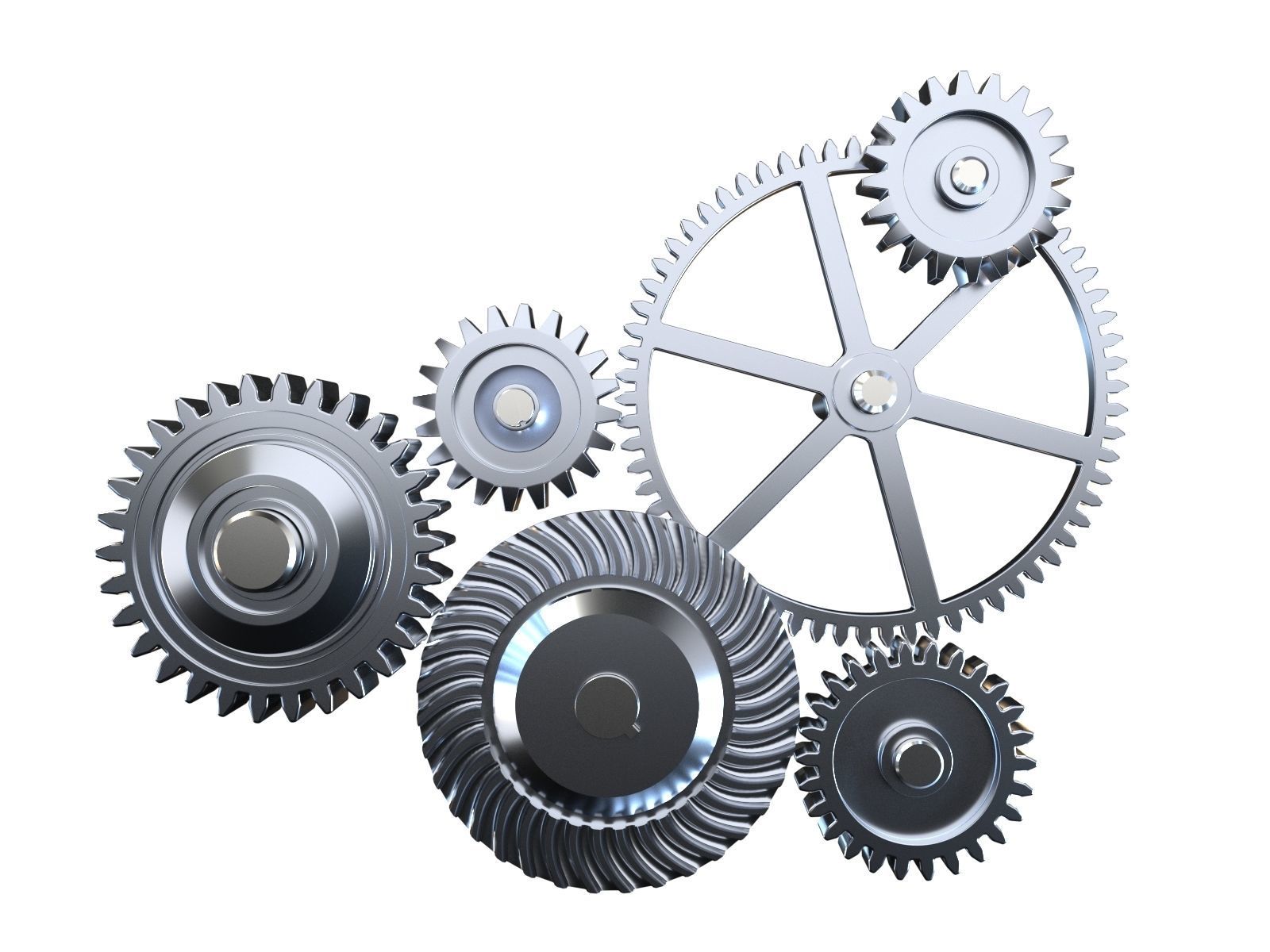 Gear mechanism v1 3D model_4