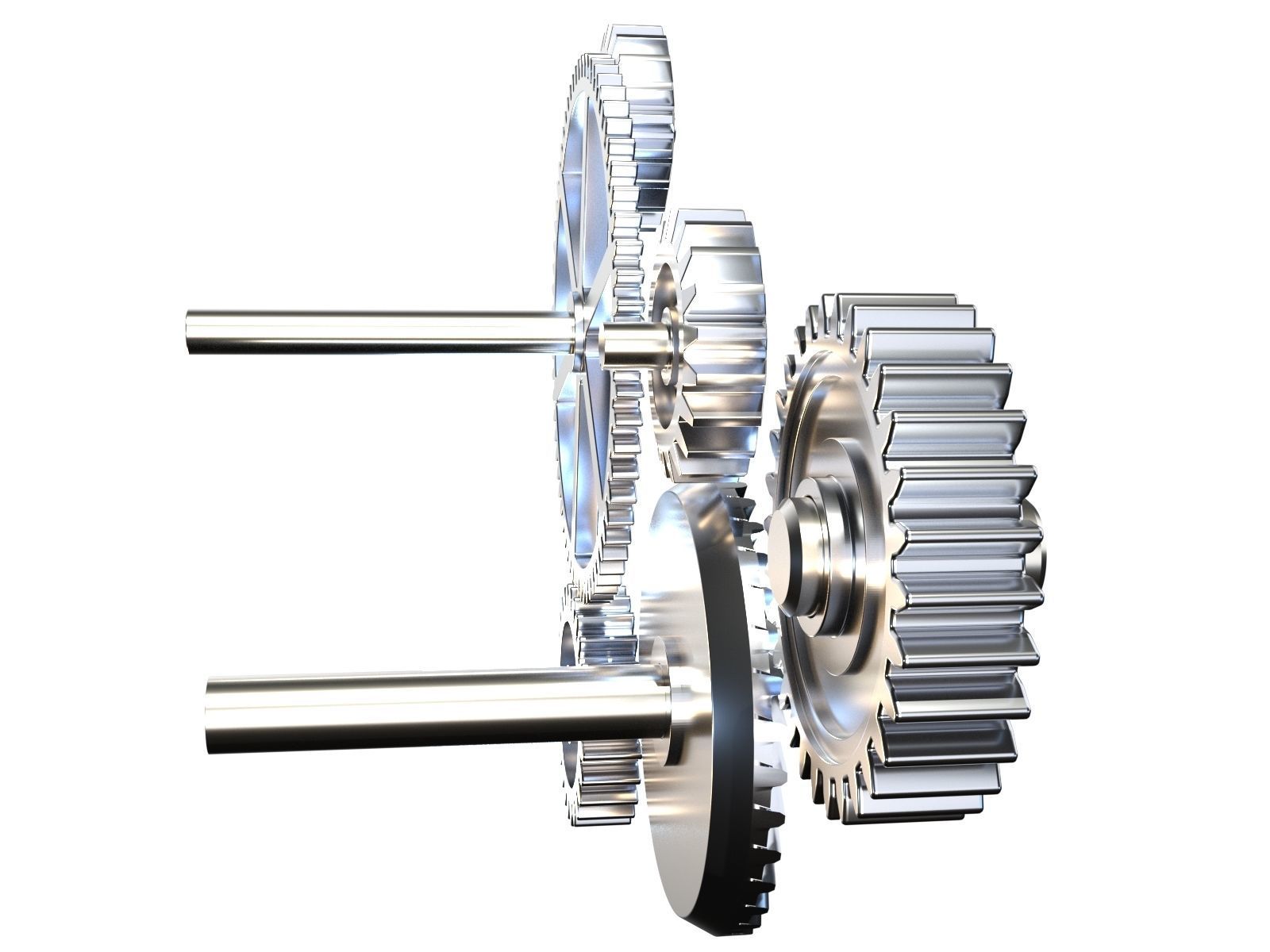 Gear mechanism v1 3D model_14