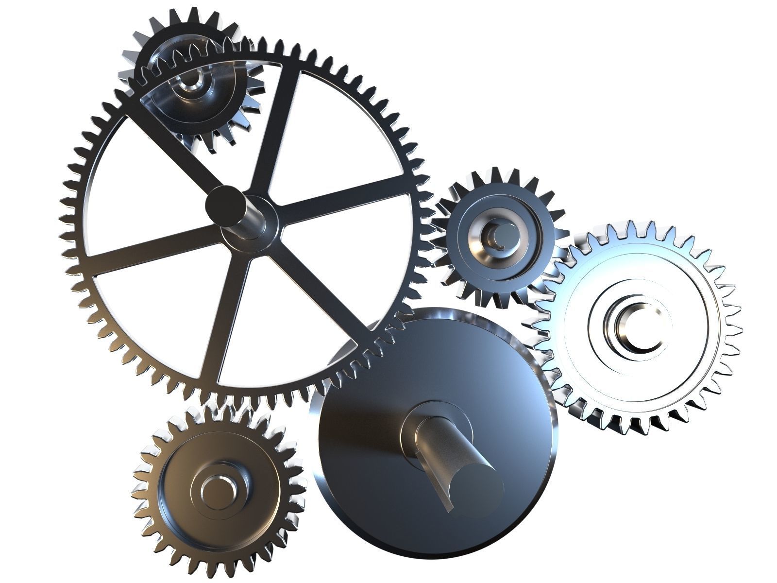 Gear mechanism v1 3D model_10