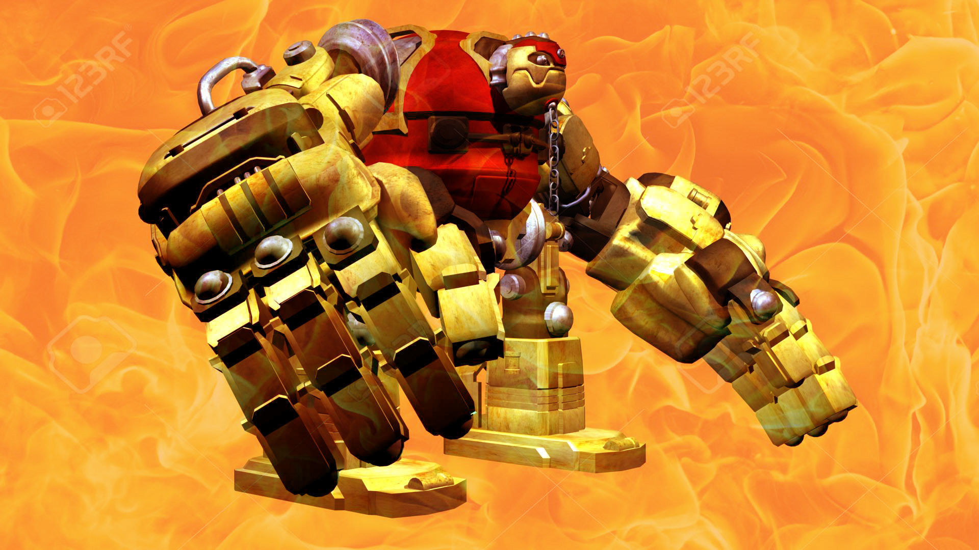 Mongrol 3D Character Model 3D model_3