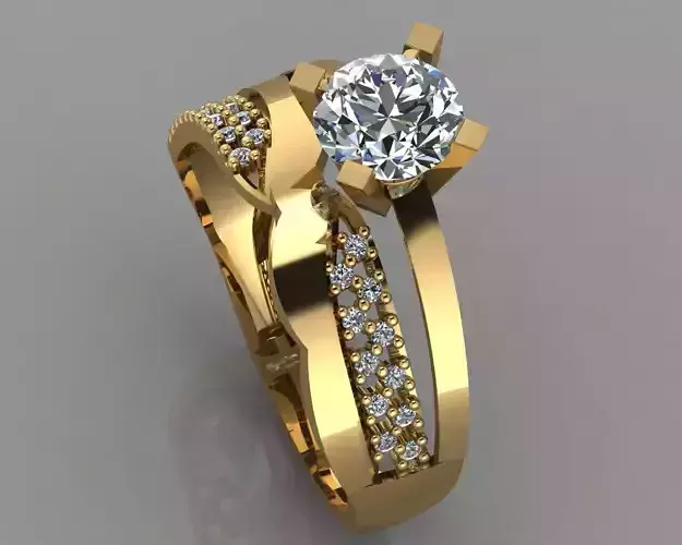 GC GOLD TW032- Diamond ring