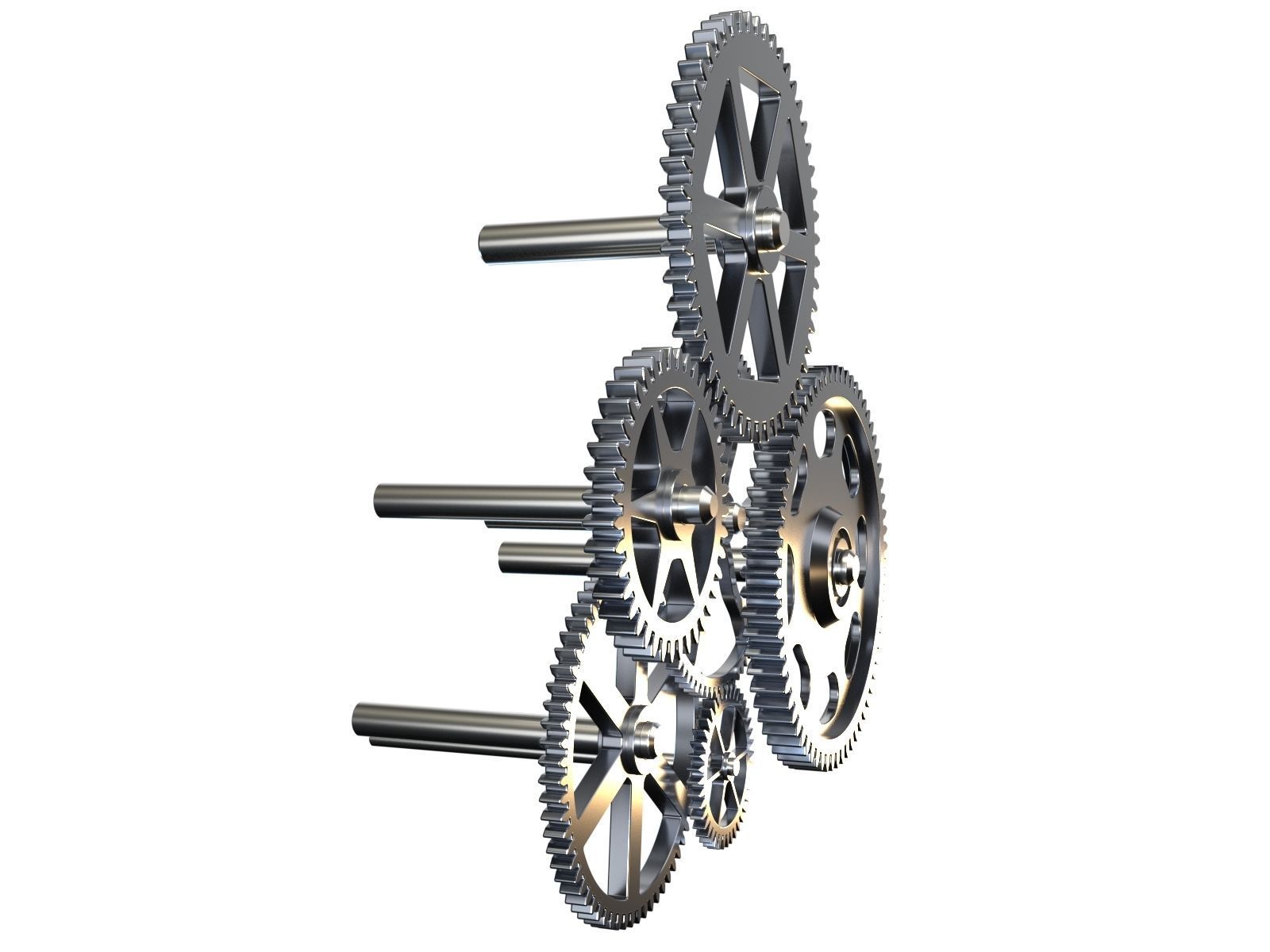 Gear mechanism v4 3D model_13