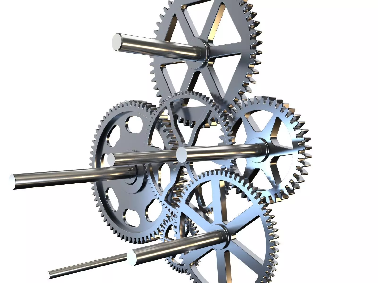 Gear mechanism v4 3D model_0