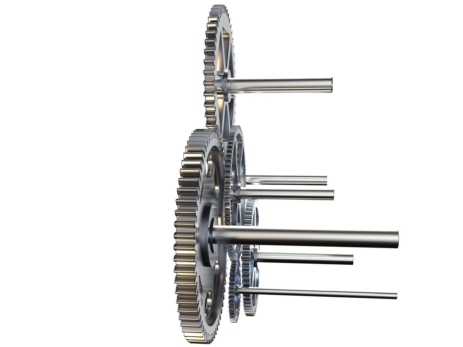 Gear mechanism v4 3D model_6