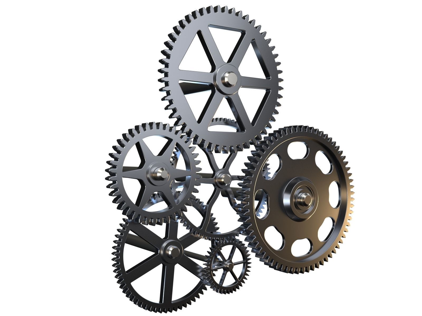 Gear mechanism v4 3D model_15